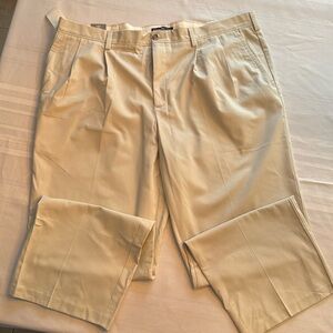 Docker’s new with tags men’s pleated khakis